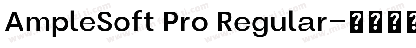 AmpleSoft Pro Regular字体转换